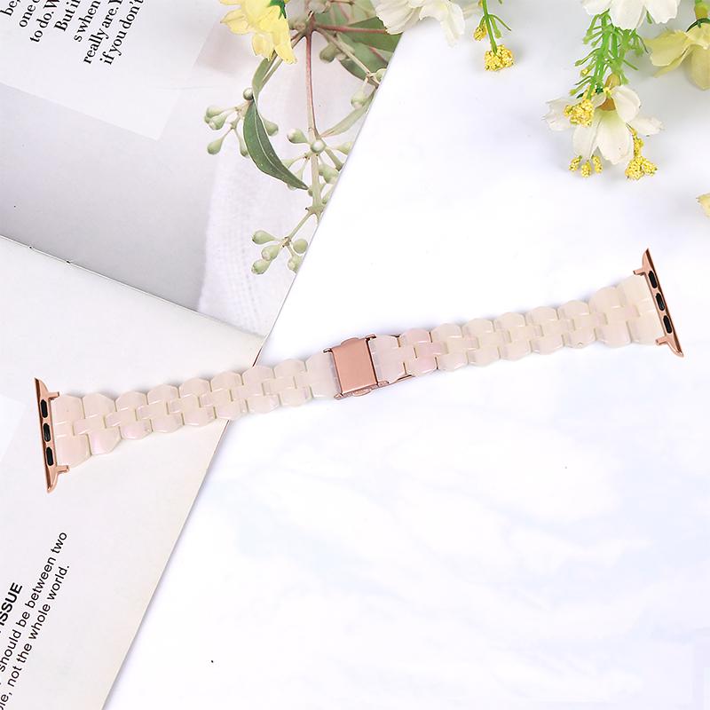 Curea de ceas pentru Apple Watch Series 10 42mm/9 8 7 41mm/SE (2023) SE (2022) SE 6 5 4 40mm/3 2 1 38mm Brățară de Ceas din Rășină Eliberare Rapidă