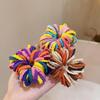 Colorful Kids' Hair Ties: Elastic Lace Scrunchies & Durable Headbands