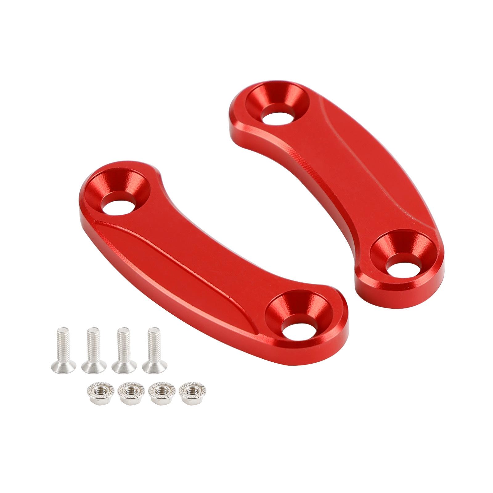 

Алюминиевое зеркало с ЧПУ, удаляющее заглушки, блокирующие пластины, подходит для Kawasaki ZX-10R Ninja 2016-2023 красный