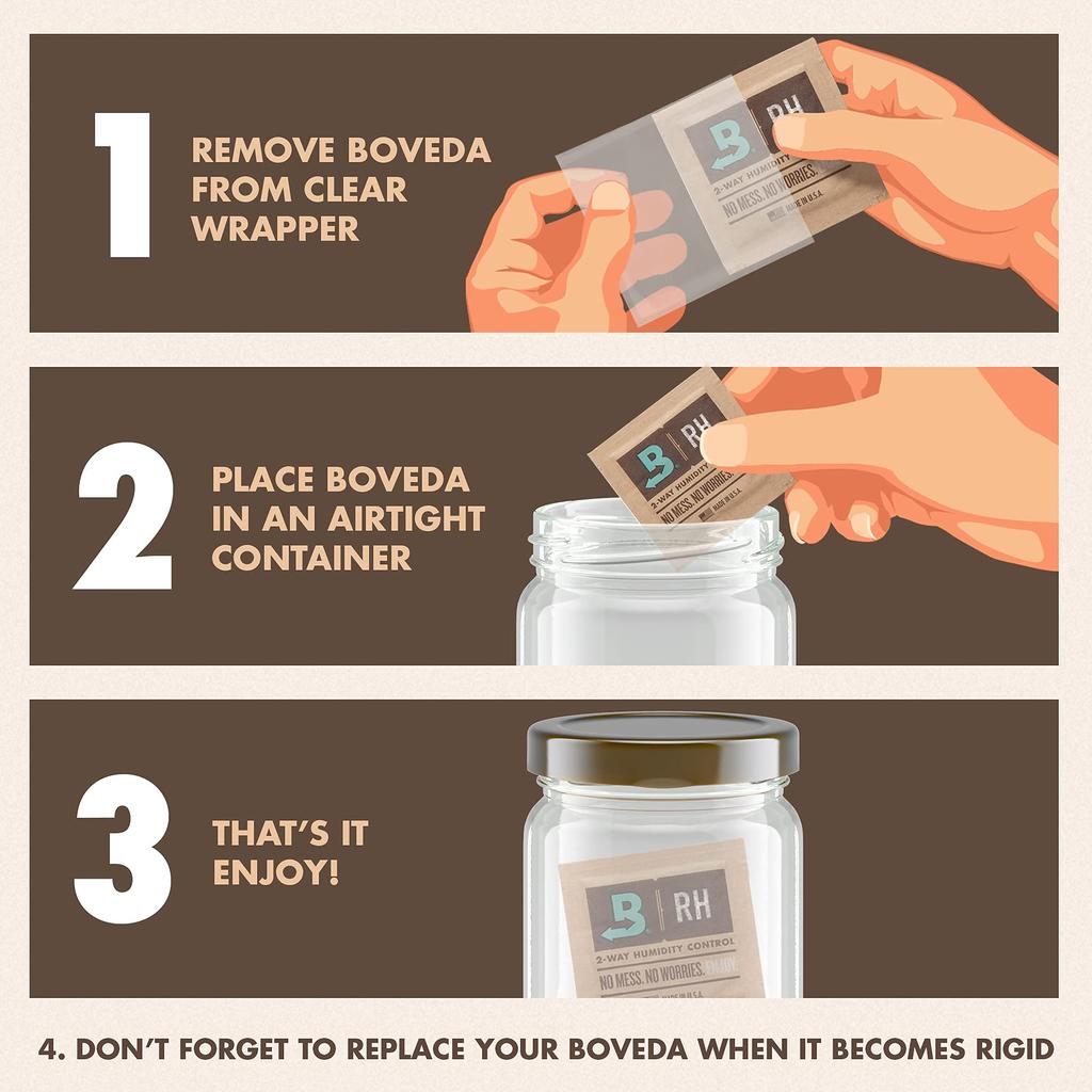 Boveda Music Reed Humidity Pack 84RH 10ct