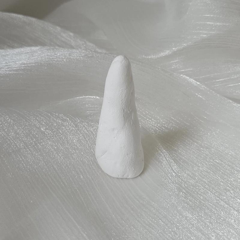 Creative hand-made gypsum ring holder display jewelry art display display placement frame jewelry photography props