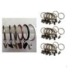 36 Piece Metal Curtain Rings with 25mm Bronze Clip
