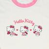 Sanrio Kids Hello 355895 Long-Sleeved Pajamas, Kitty, 130cm,