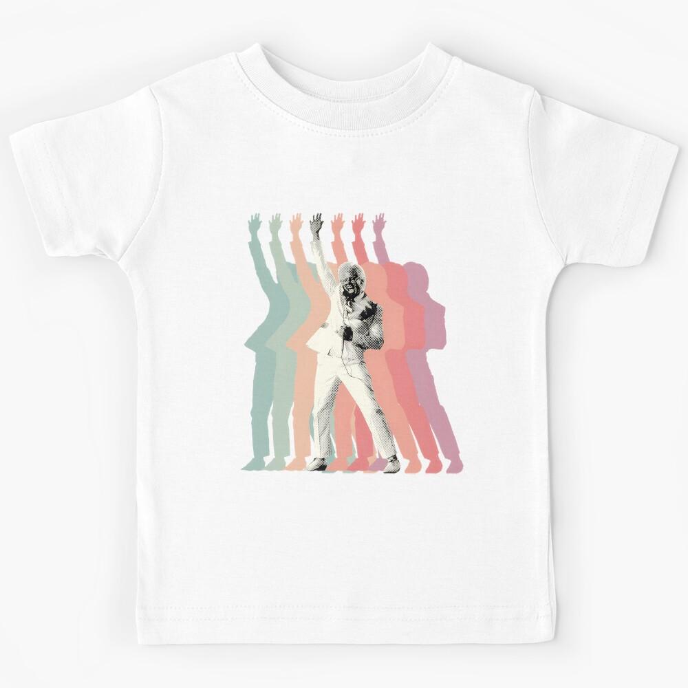 Vintage Showman Retro Pop Art - Energetic Halftone Design with Colorful Shadows Kids T-Shirt 100