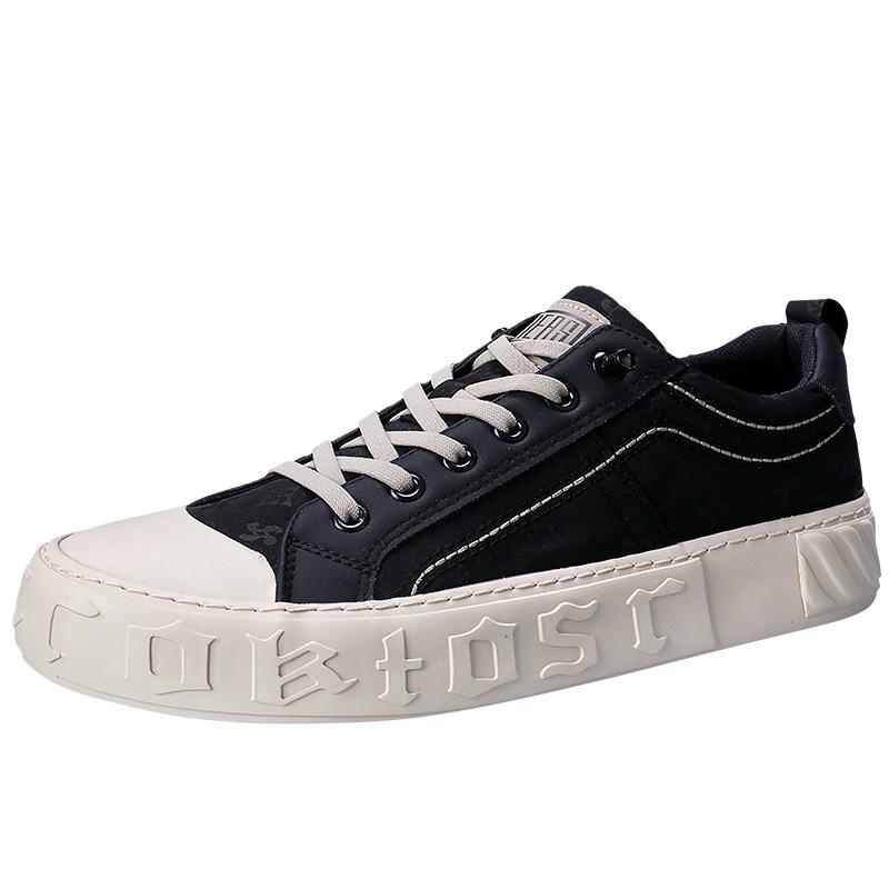 Men'S Shoes Casual Lightweight Men'S Canvas Shoes Trendy Comfortable Flat Baseplate Shoes Men