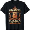 Real Grandpas Play Guitar Then Take Nap Funny Guitarist T-Shirt