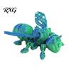 Bee Collectible Toy 3D Printed Cyberpunk Figurine, Movable Joints Mechanical Hornet Ornament, Articulated Wasp Flexible Figure Fidget Toy, Stress