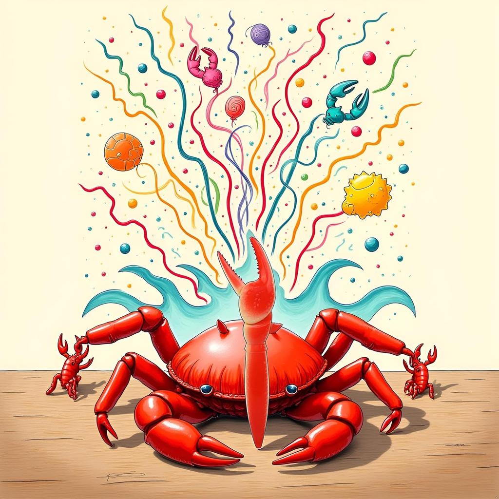 1Pc Novelty Crab Claw Pens Lobster Claw Pens Fun Ballpoint Pens Adorable Gel Pen Comfortable Grip Smooth Writing Student Pen,for School Office