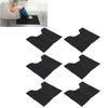 6 Pack Absorbent Toilet Rug Washable Toilet Floor Mat Reusable Toilet Mat  Restroom
