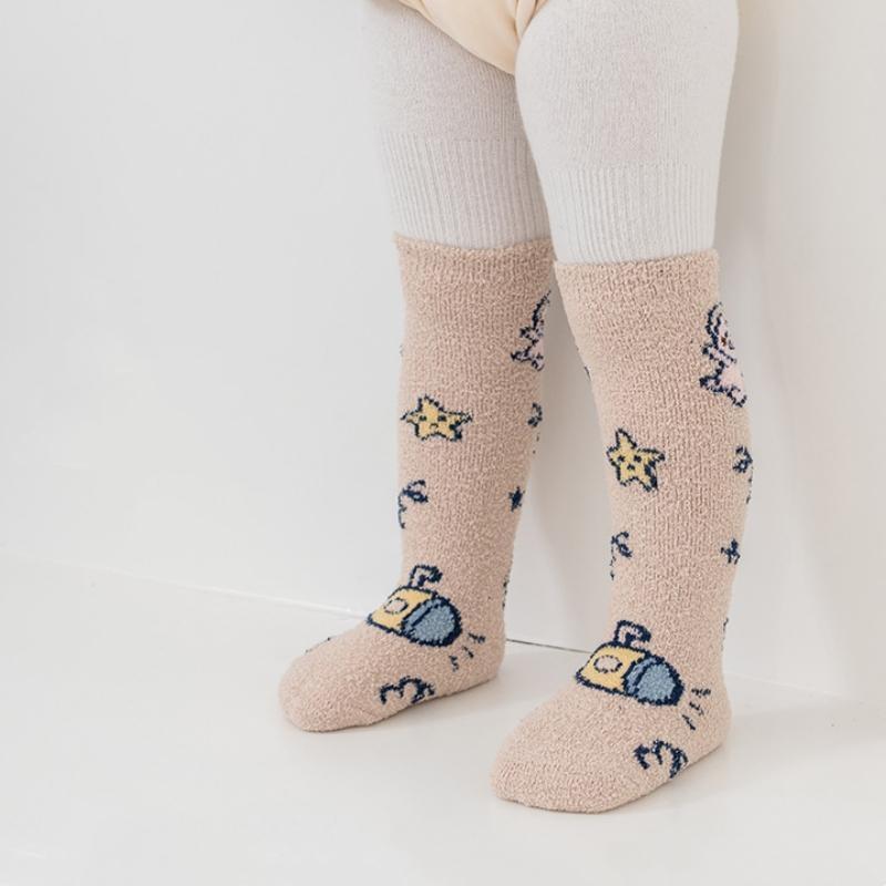 Thicken Baby Kids Thermal Socks Children Autumn Winter Long Socks Warm Toddler Boys Girls Home and School Floor 0-3years Socks