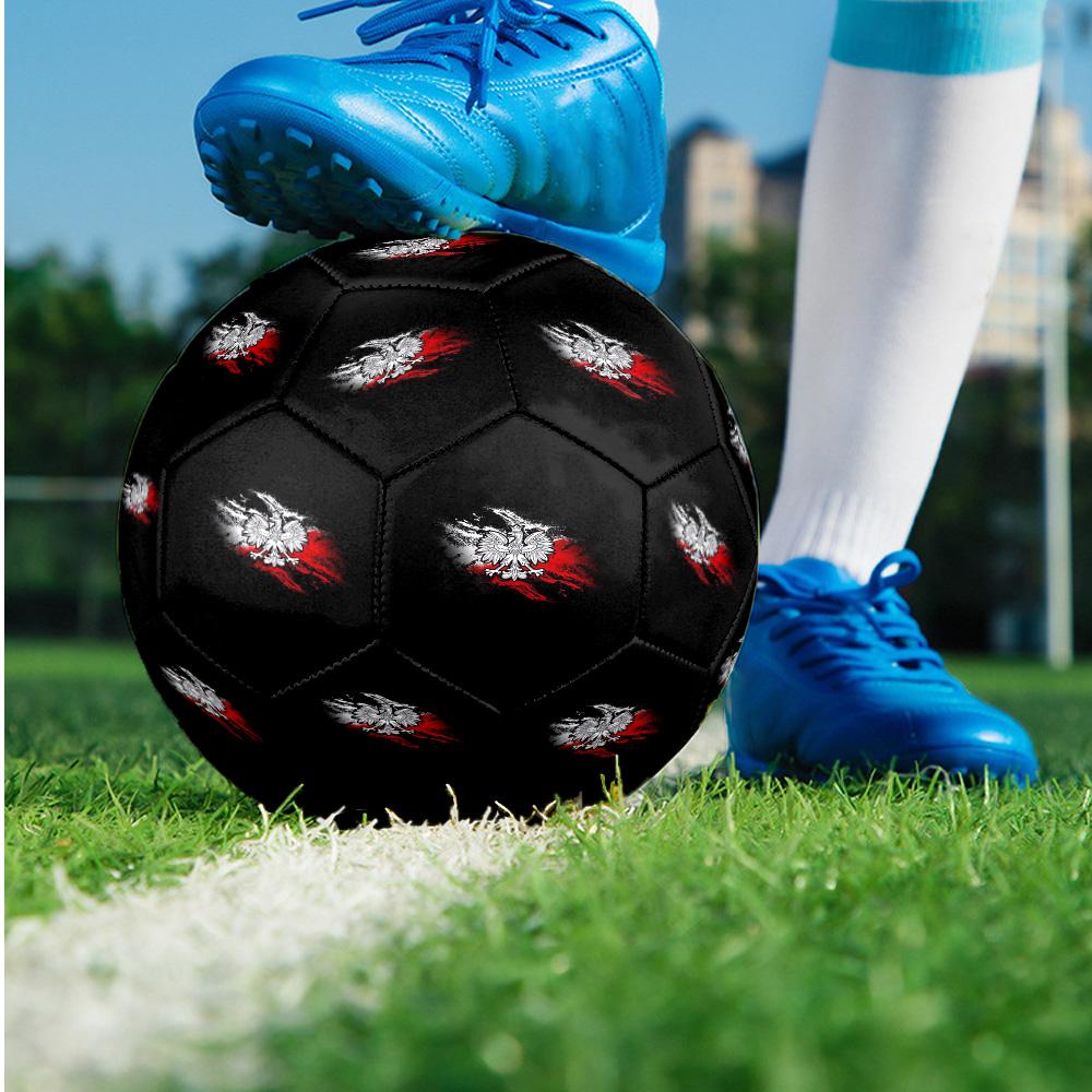 Poland Theme soccer ball Size 5 Soccer Ball Soft Touch Professional Training Football for Outdoor Sports