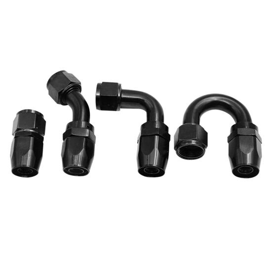 AN8 Utmärkt vridbar slangände 0-90 grader Hållbar hög precision