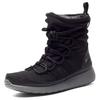 Roshe One Thermal Abrasion Resistant Comfortable Short Snow Boots Women's Black 807424-001