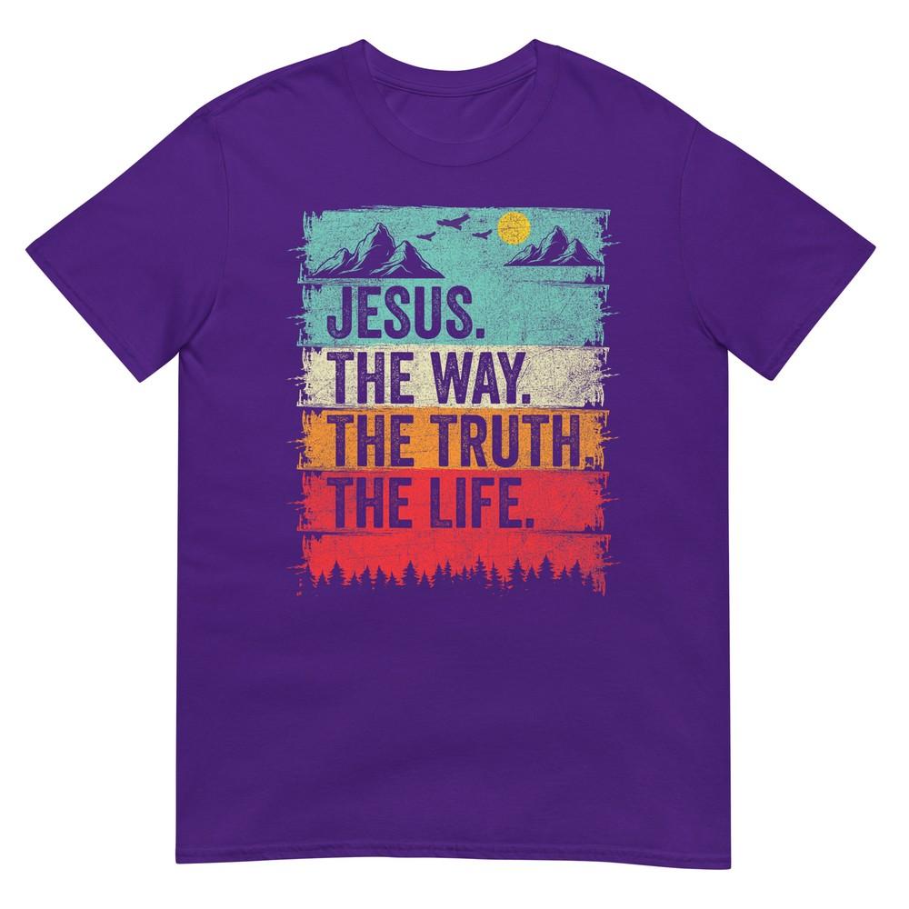 Jesus The Way Truth Life Unisex Unisex Kids Christian Worship Tshirt