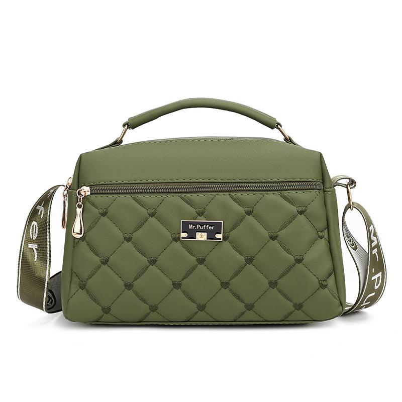 Bag Women's Trend New Rhombus Shoulder Bag Versatile Handbag Women's Oblique Span Bag