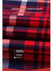 Women's Double-Sided Plaid Fleece Shirt: Warm, Velvet-Enhanced, Autumn Winter Fashion, Business Casual Style.