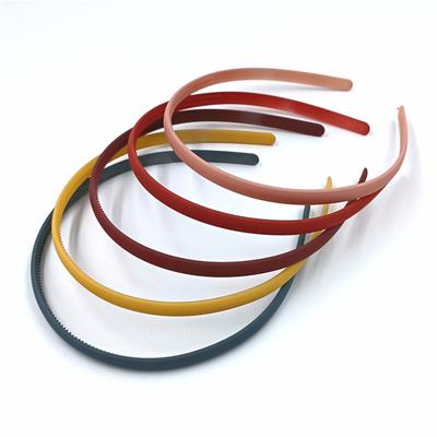 Fascino Fascia per capelli femminile Accessori per capelli Cerchietto per capelli con castone Cerchietto per capelli tinta unita Fascia per capelli da 0,5 cm Copricapo per donna Elegante