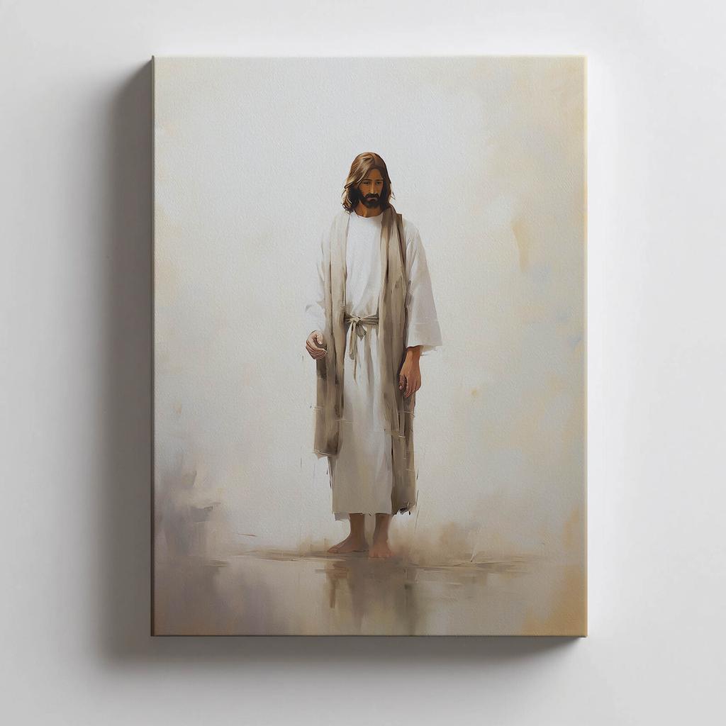 Prayer In Silence - Jesus Prayer In Silence - Jesus, 30X40 Cm, Unframed, Matte Paper 230 Gsm
