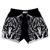 2024 New Wolf Geometric Breathable Print Combat Shorts, Muay Thai Boxing Shorts, Free Sanda Martial Arts Pants