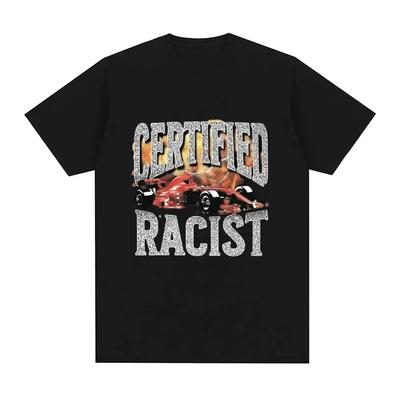 Certified Race Car Funny Graphic Women T-Shirt Unisex Fashion Vintage Short Sleeves T-shirtsCasual Oversized Tee Shirt Streetwear