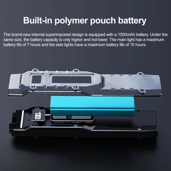 LED Flashlight with Power Display High Lumens Super Bright Waterproof Compact Portable Rechargeable Handheld Flashlight
