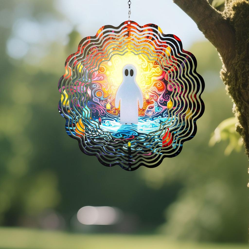 Wind Gyrate Outdoor Hanging, Metal Wind Gyrate Hollow Gifts, Man & Women, Wind Sculpture Exterior Silhouette Balcony, Garden, Yard Decoration