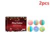 Merry Christmas Bath Ball Bubble Bath Products Spa Stress Relief Relax Organic Rose Lemon Lavender Handmade Surprise Gift Set