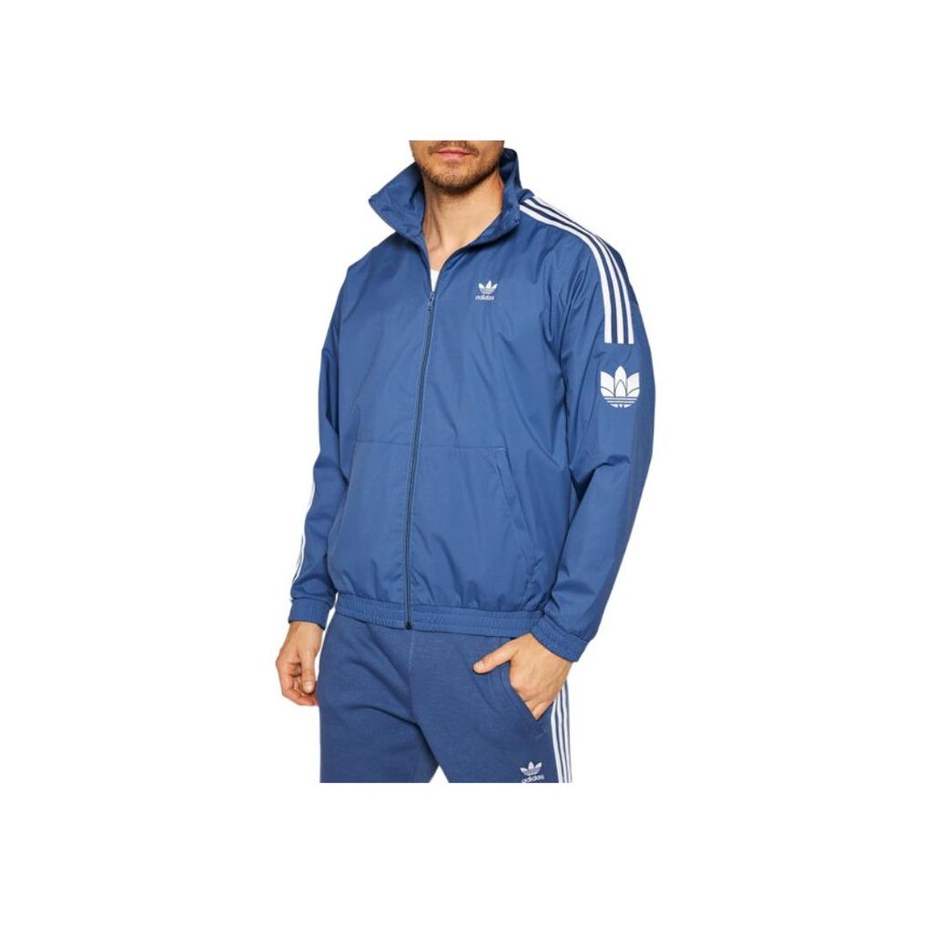 Neue Adidas Adicolor Jacke Herren Crew Blau GN3536