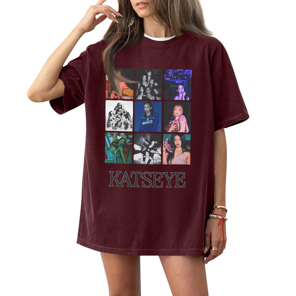 Women's Round Neck Printed Short-sleeved T-shirt Top