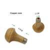 Wooden Handle for File Cutting Tool Craft DIY Hand Tools Screw-on Wooden File Handle for Shaving and Debarking Wood Carving