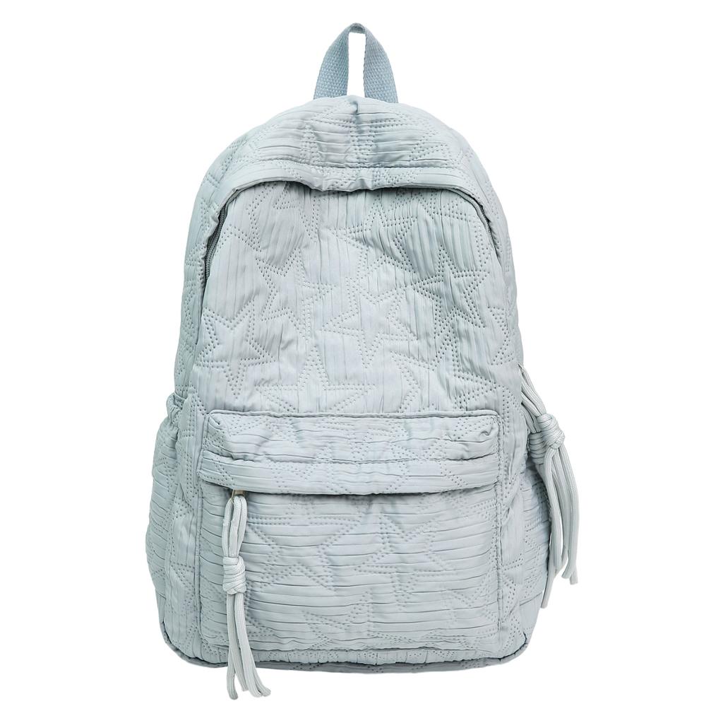 Mochila Fashion em Forma de Estrela Casual Diária Grande Capacidade Mochila Escolar para Estudantes Design Minimalista para Deslocamento Viagem com Detalhes de Franja