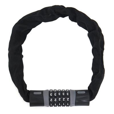 Bike Chain Combination Lock High Strength Safe Keyless Portable 5 Digit Anti Theft Bike Lock