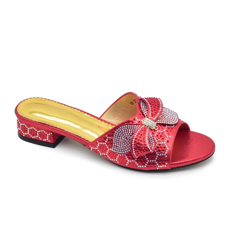 

Luxury Women s Shoes Plus Size Bow-tie Round Toe Classical Designer Women Pumps Low Heels Dress Party Shoes New Rhinestone Pumps 43 червоний