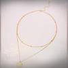 Trendy Multi-Layer Clavicle Necklace with Round Pendant