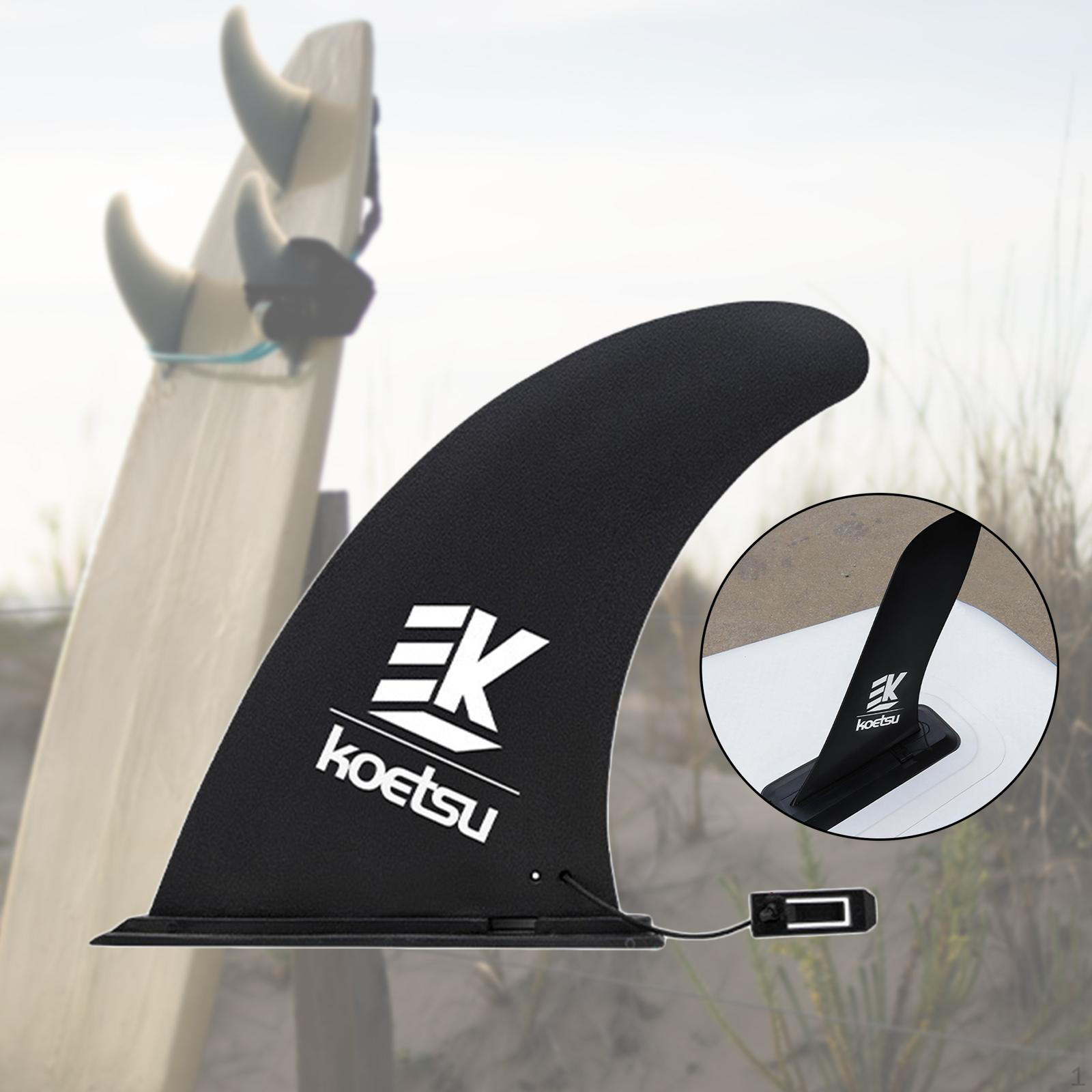 Плавник для SUP-доски, Плавник для серфборда, Черный плавник для каяка, Аксессуары для лонгборда, Центральный плавник 9 Inch