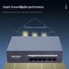 Switch Gerenciável Gigabit PoE de 6 Portas HIKVISION