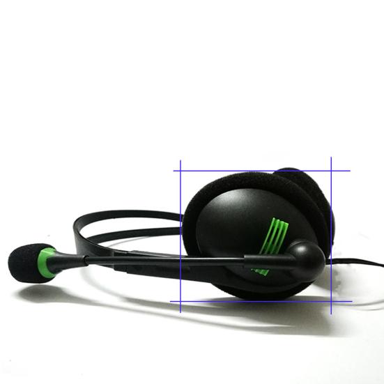 Wired Headset USB with Microphone Noise Interface Ergonomic Cancelling Wired Headphones Office Supply