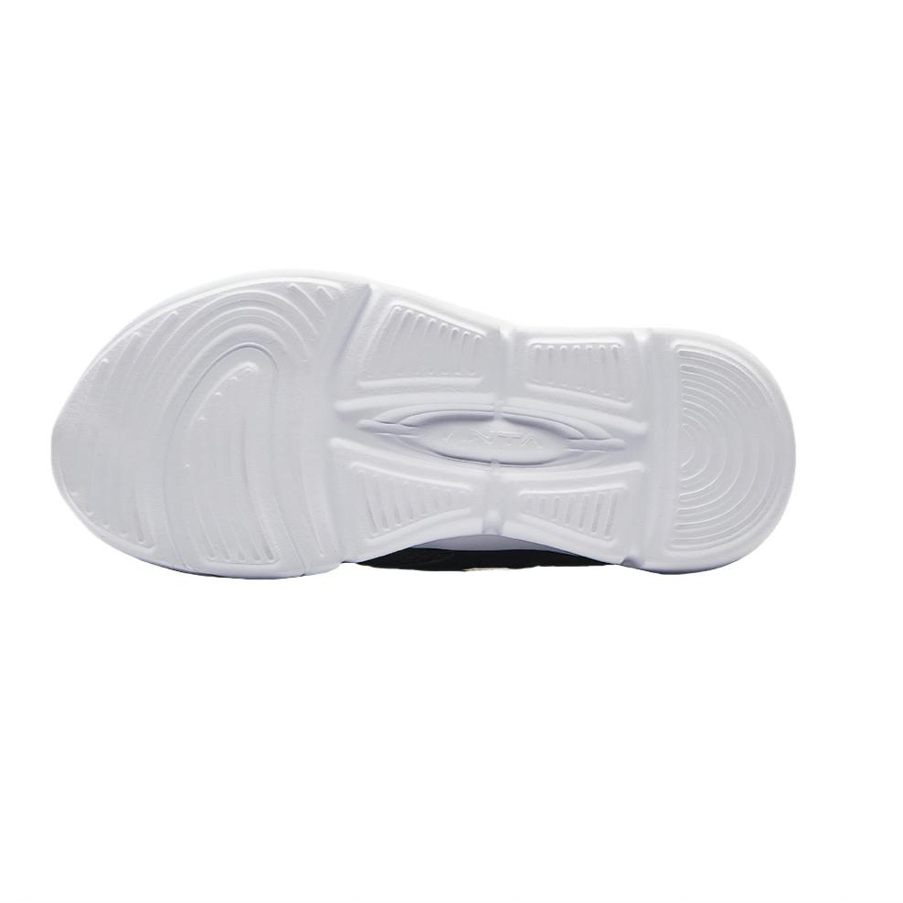Anta Kids Running Series Synthetic Leather Fabric Fashionable Trendy Versatile Running Shoes Kids Running Shoes Black 312529904-2