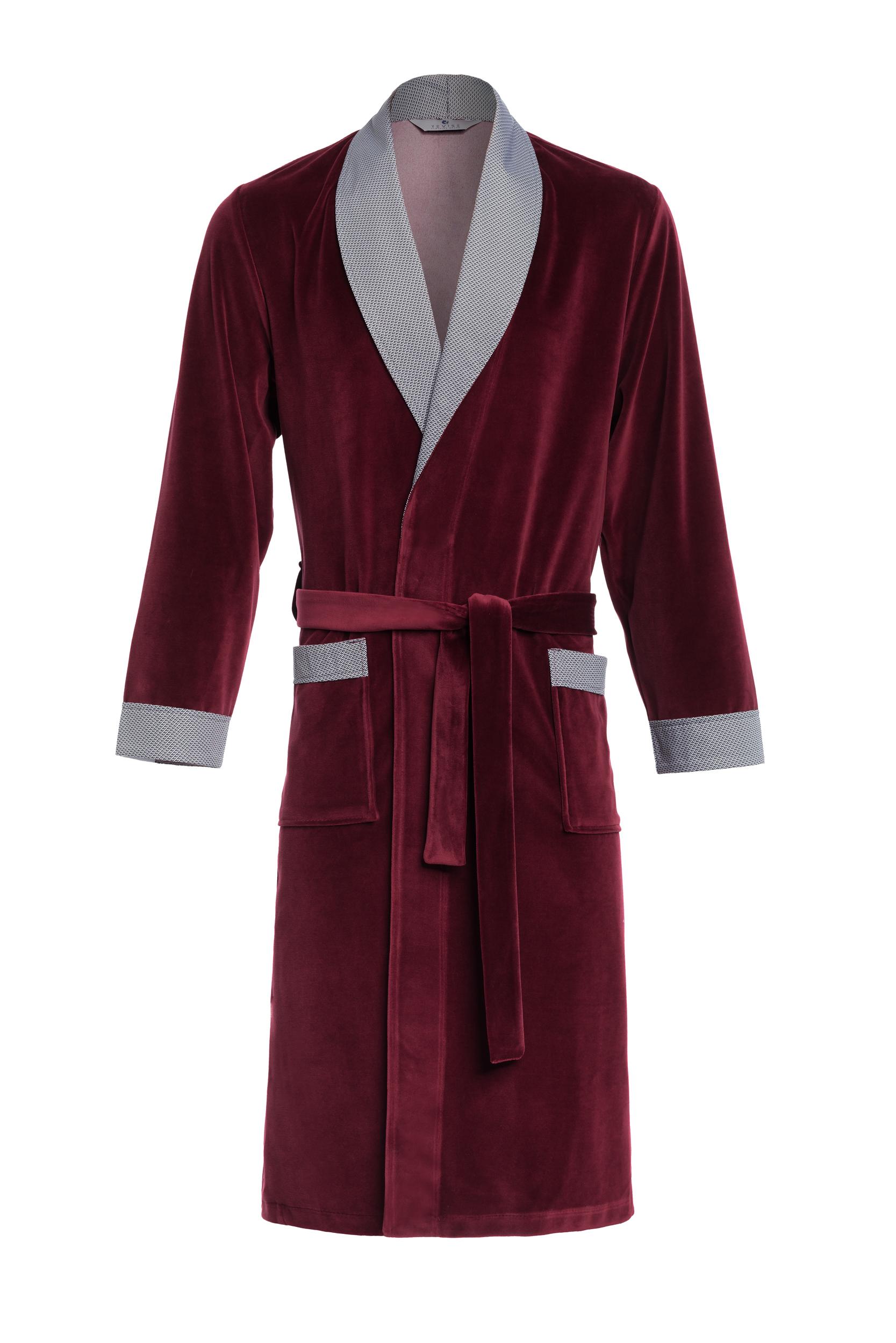 RE-103 Men`s bathrobe • Color: burgundy