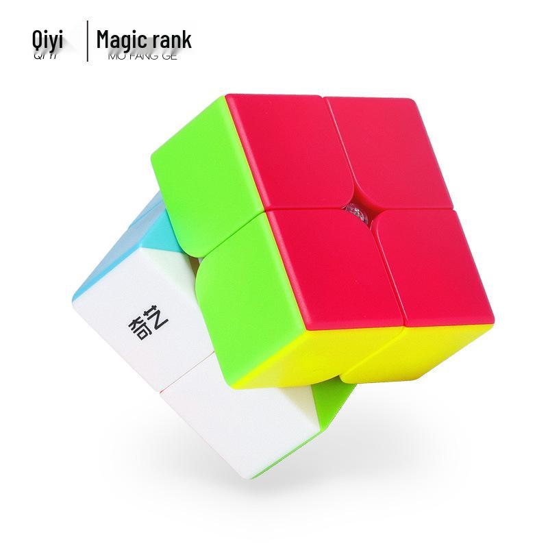 Цветной кубик Рубика QiYi S2 2x2x2 - Тренировочная 3D головоломка для начинающих
