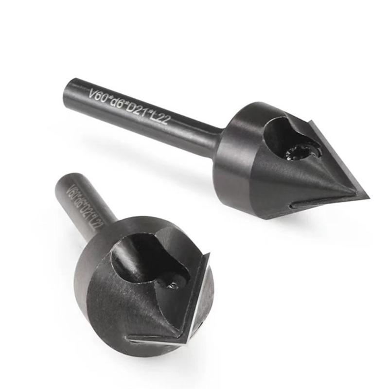 Interchangeable Insert Milling Cutter V Shaped Milling Tool 60/90°Angle Carbon Cutter For Wood Furniture Making