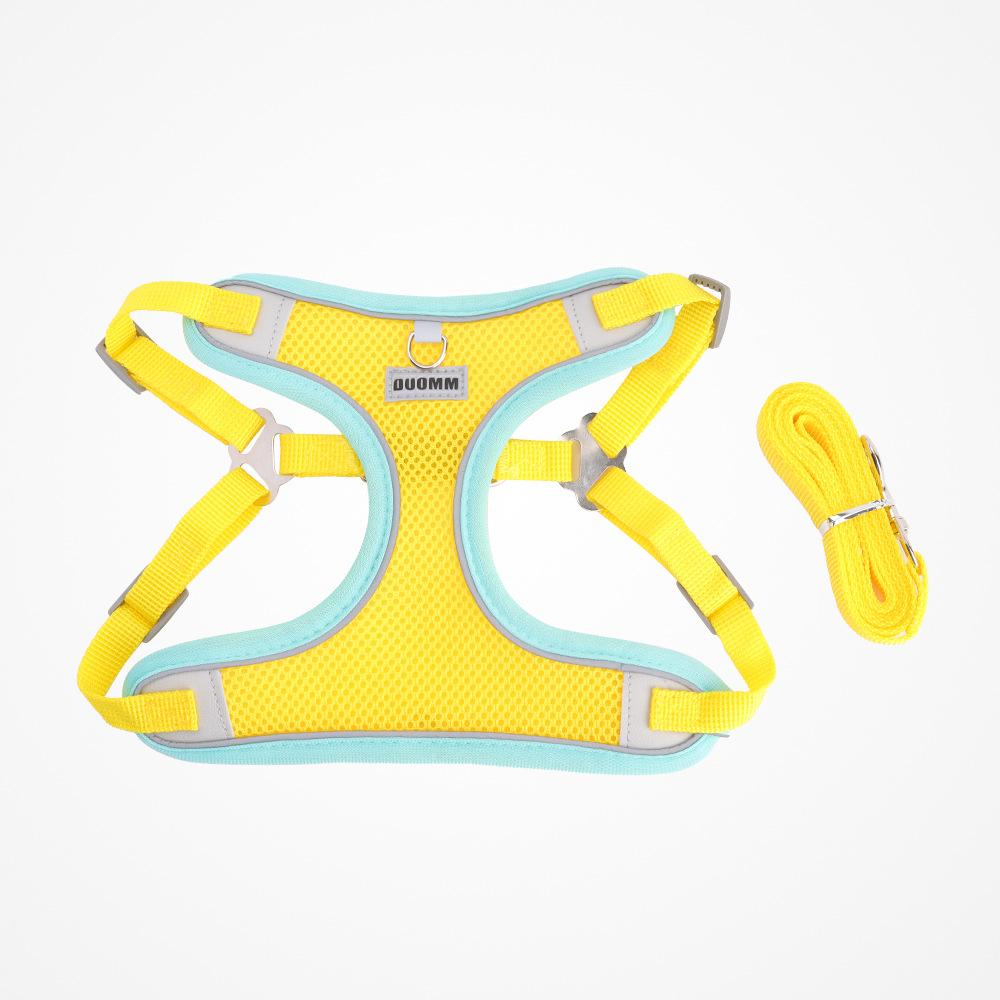 Nové vodítko pro psy Prodyšné a pohodlné Hrudní popruh pro psa ve stylu Reflexní vodítko pro psa Chůze