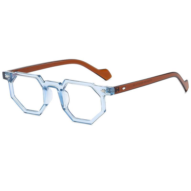 

JYL TS Polygon Sunglasses UV Protection Plain Vision Women 3929 A-3403 лавовый