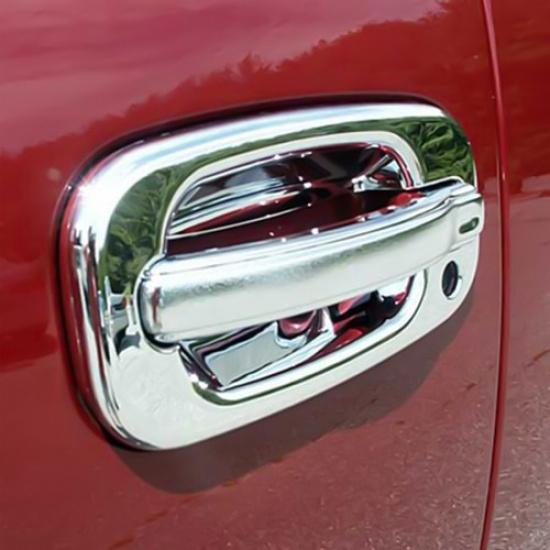For 99-06 GMC Silverado Chevrolet Sierra Regular Chrome Cab Door Handle Covers V