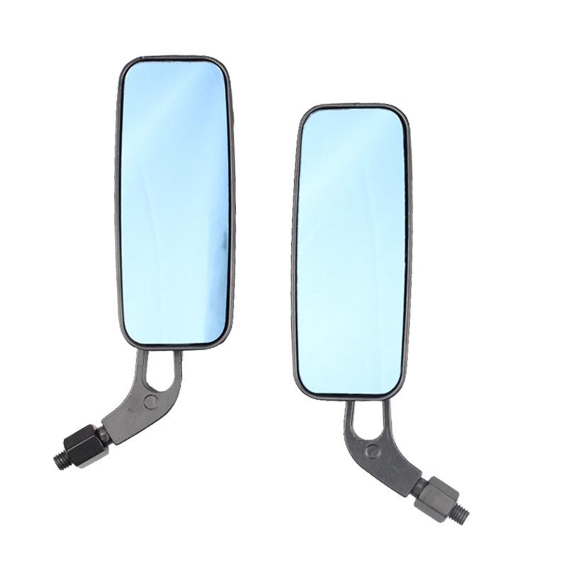 

Модифицированный отражатель для мотоцикла, прямоугольное алюминиевое зеркало заднего вида, имитация синего цвета, зеркало заднего вида Harley