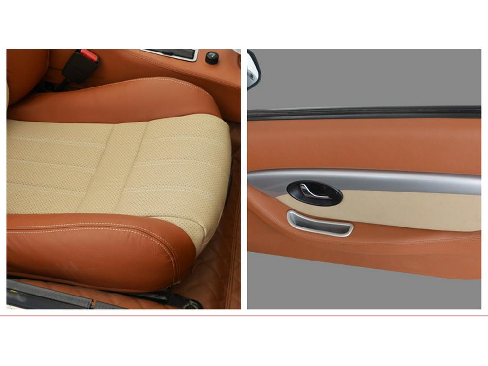 Compatible Genuine Leather Seat & Dashboard Wrap for Cars