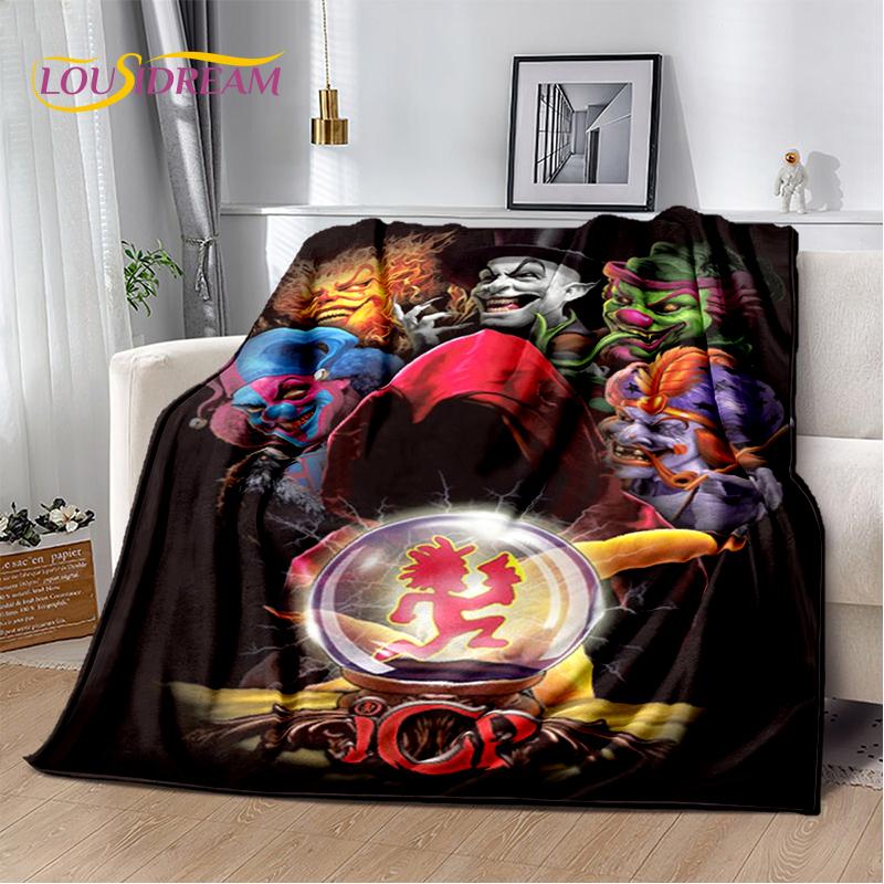 Rap Metal Insane Clown Posse Icp Juggalo Soft Flannel Blanket for Bed Bedroom Sofa Picnic,Throw Blanket for Cover Outdoors Gifts