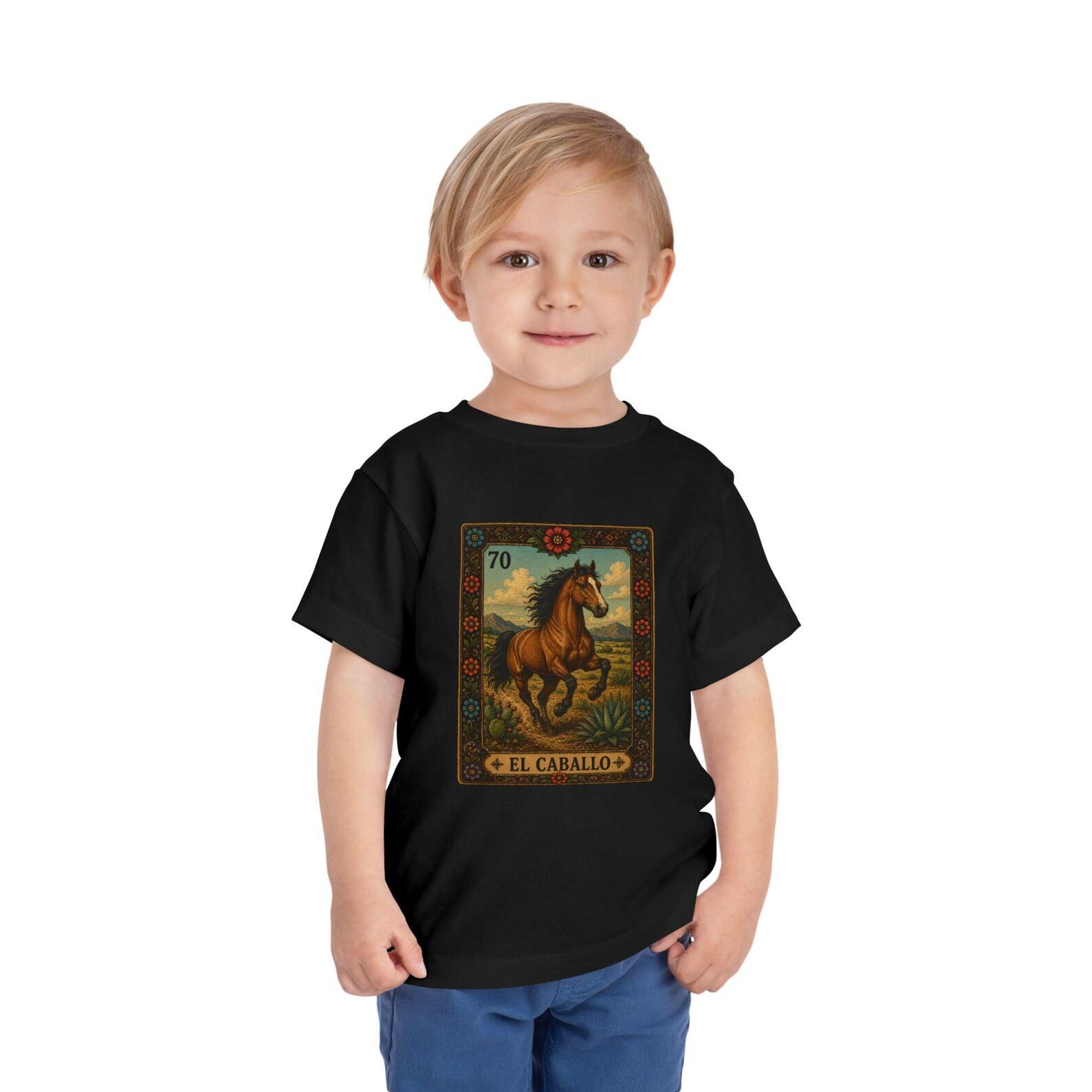 El Caballo Lotería Card Unisex tee | Horse illustration, vintage Mexican bingo design 130