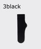 5/10 Pairs Ice Silk Women's Middle Tube Thin Socks Summer Cool Black and White Socks Ice Pile Ladies' Casual Socks