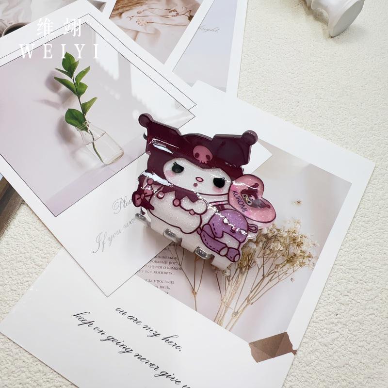 Cartoon Shark Hair Claw Clip - Cute Acrylic Accessory for Girls